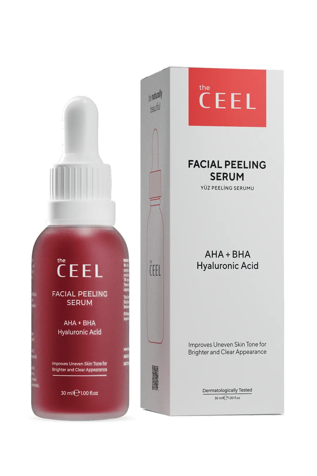 AHA+BHA Skin Tone Equalizing & Renewing Red Peeling Serum
