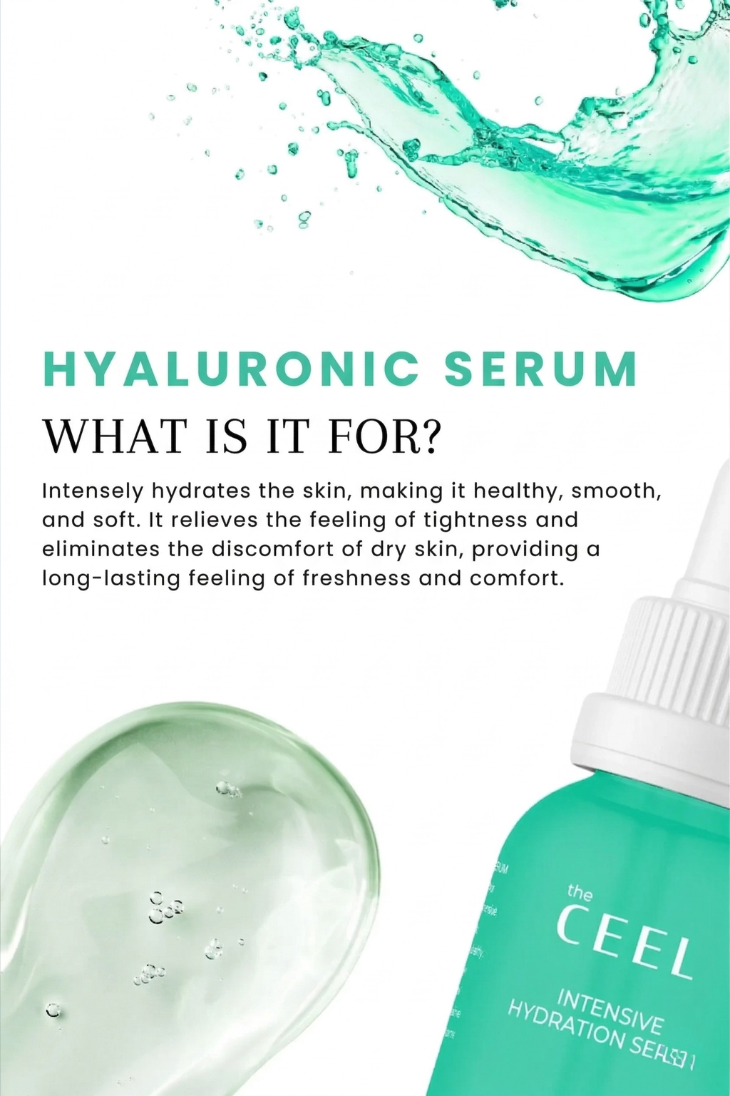 Hyaluronserum für intensive Feuchtigkeitsversorgung und Hautelastizität