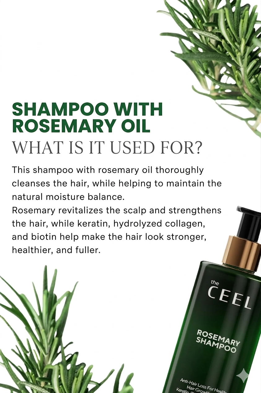 Rosmarin-Shampoo gegen Haarausfall und für stärkere Haarwurzeln